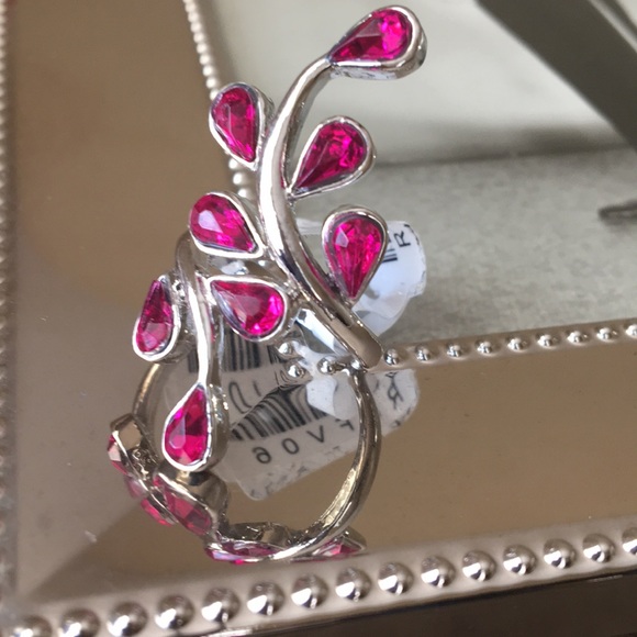 ❤️Stunning Simulated Pink Sapphire Ring Size 9 - Picture 4 of 4